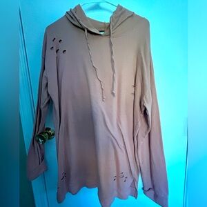 Pink fun, oversized sweatshirt